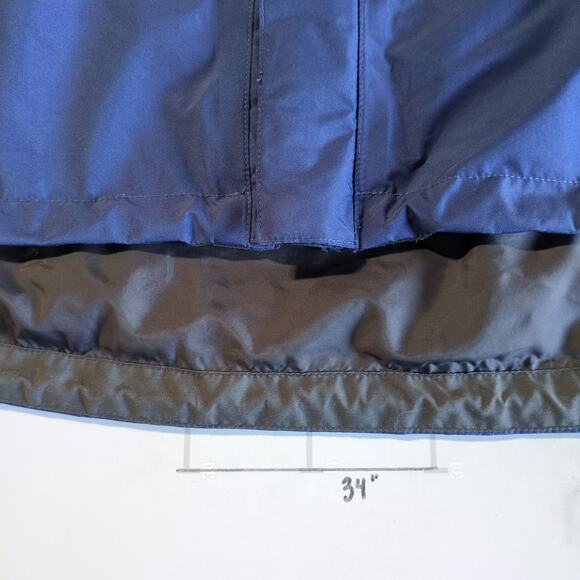 The North Face Gore Tex Jacket Mens 2XL XXL Blue Zip Insulated Hooded Gorpcore - Picture 7 of 8